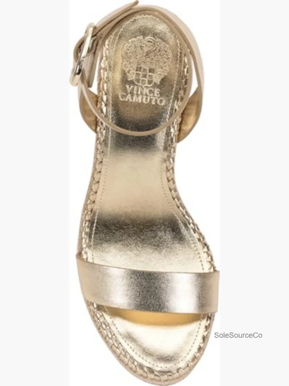 Ankle Strap Espadrille Wedge Sandals Open Toe Faux Leather